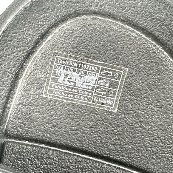 Teva Sandal Women's Hurricane Drift EVA Black Womens Size 10 Men’s 8 Lightweight - Picture 12 of 14